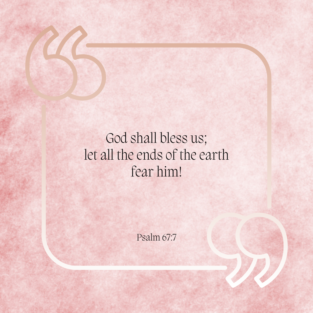 Psalm 67:7