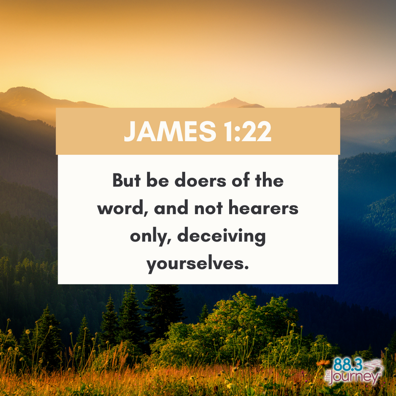 James 1:22