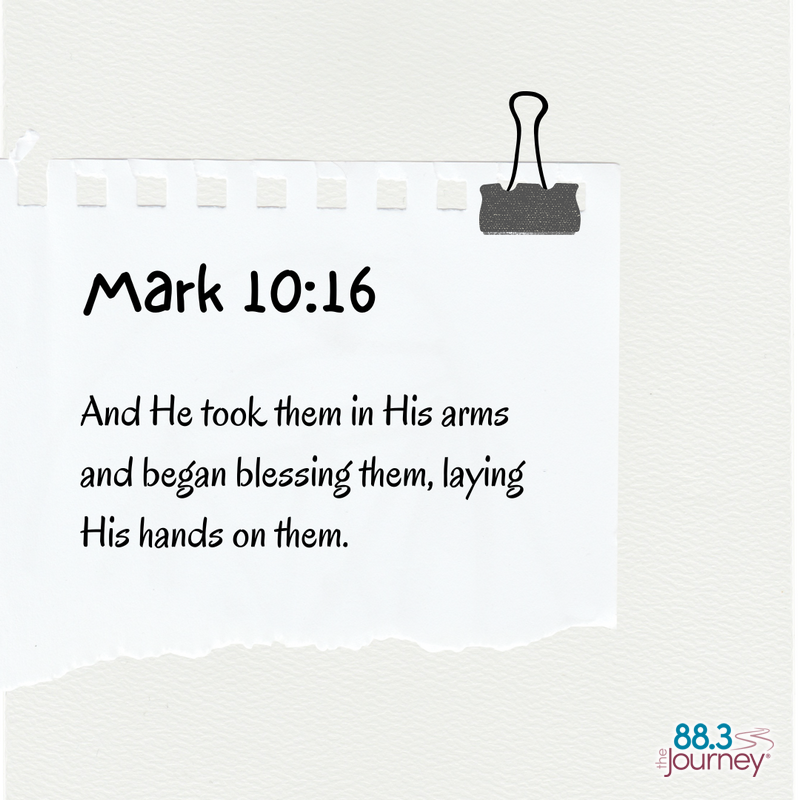 Mark 10:16