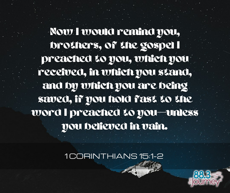 1 Corinthians 15: 1-2