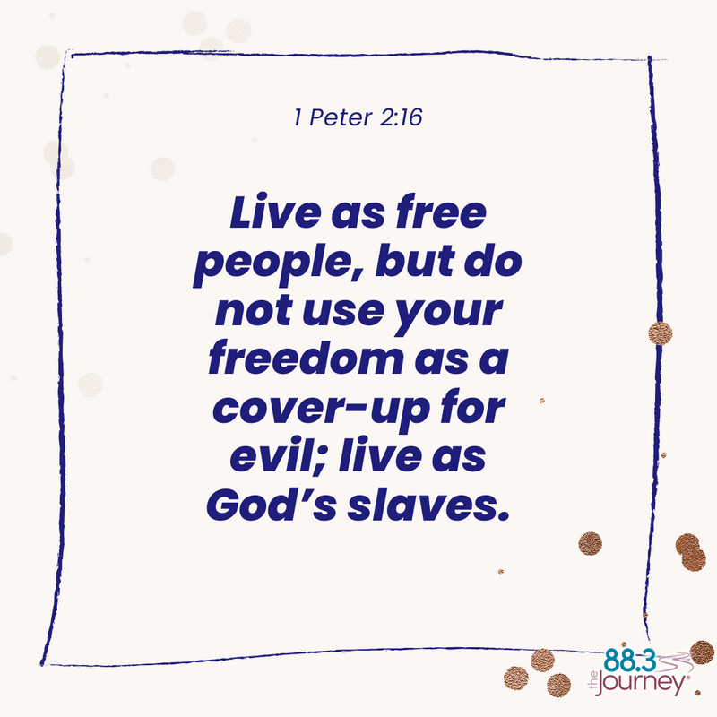 1 Peter 2:16