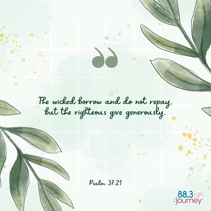 Psalm 37:21
