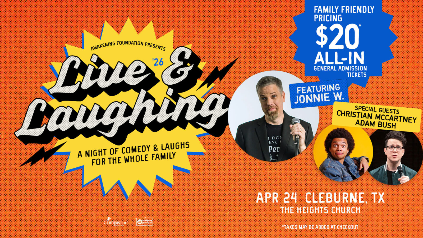 Jonnie W. - Live & Laughing Tour