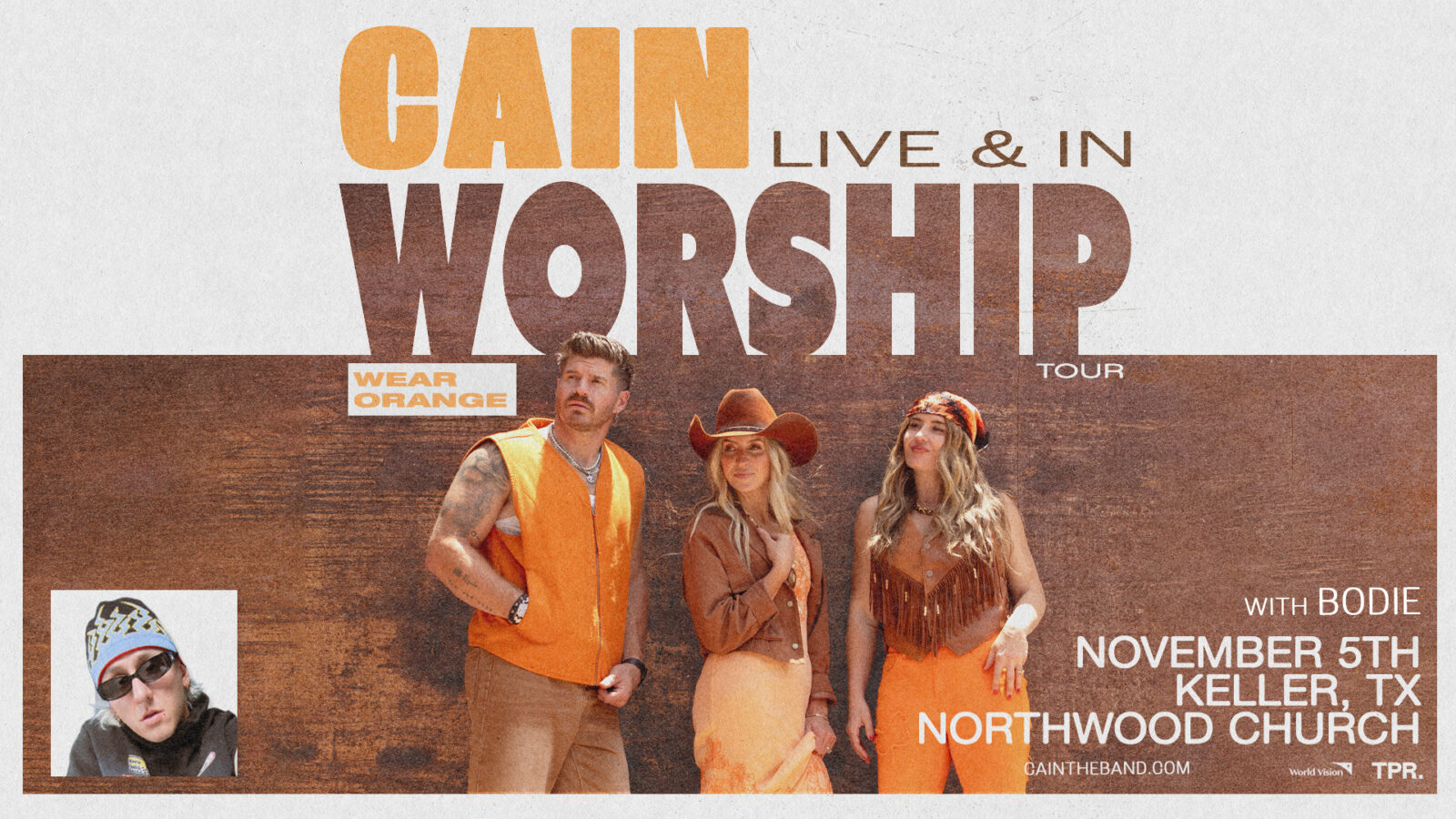 CAIN Live and In Worship Tour